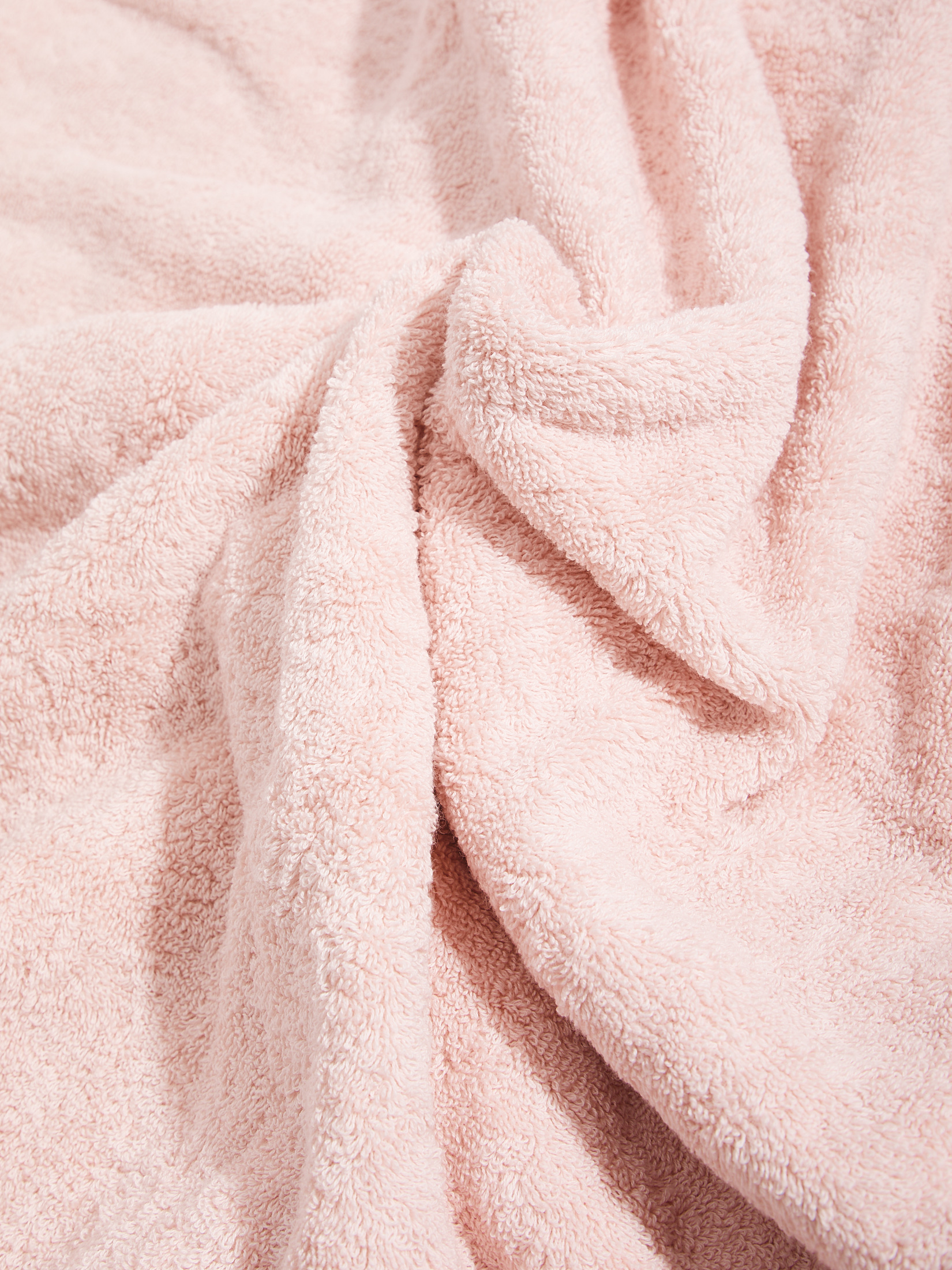 Махровое полотенце-покрывало 100x180 MAISON DAVID 4692386, бежево-розовый