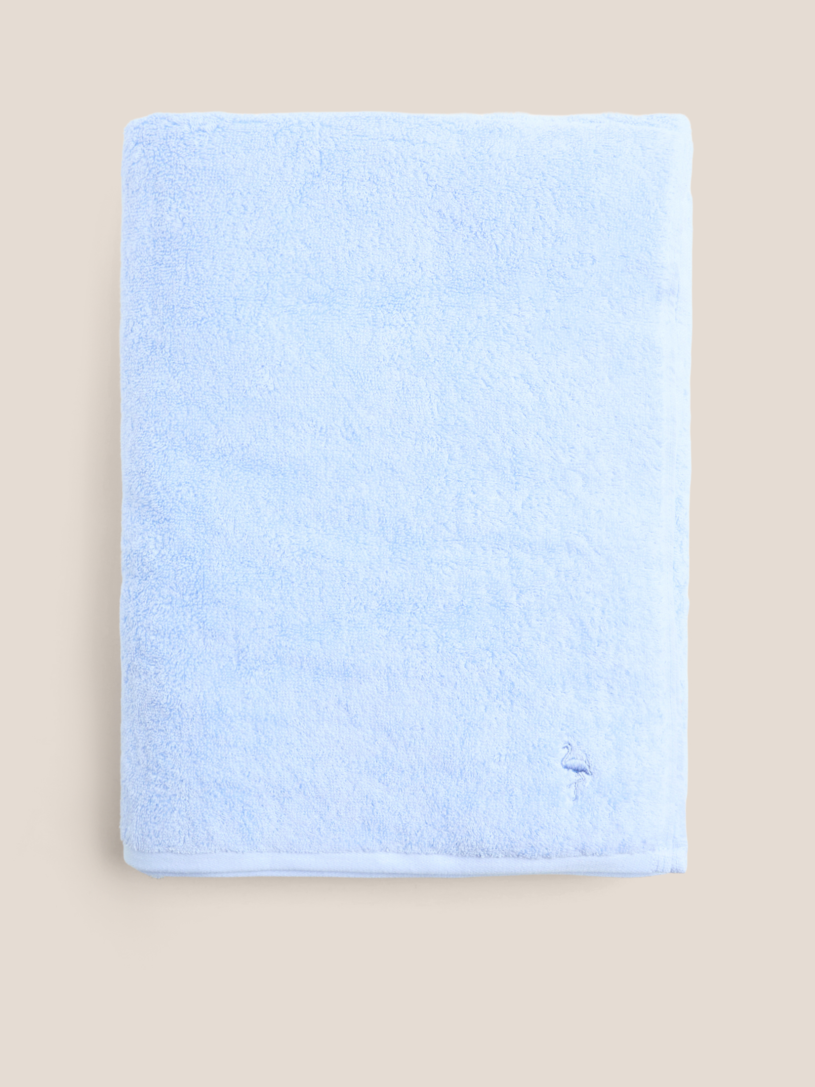 Махровое полотенце-покрывало 100x180 MAISON DAVID 4692335, небесно-голубой