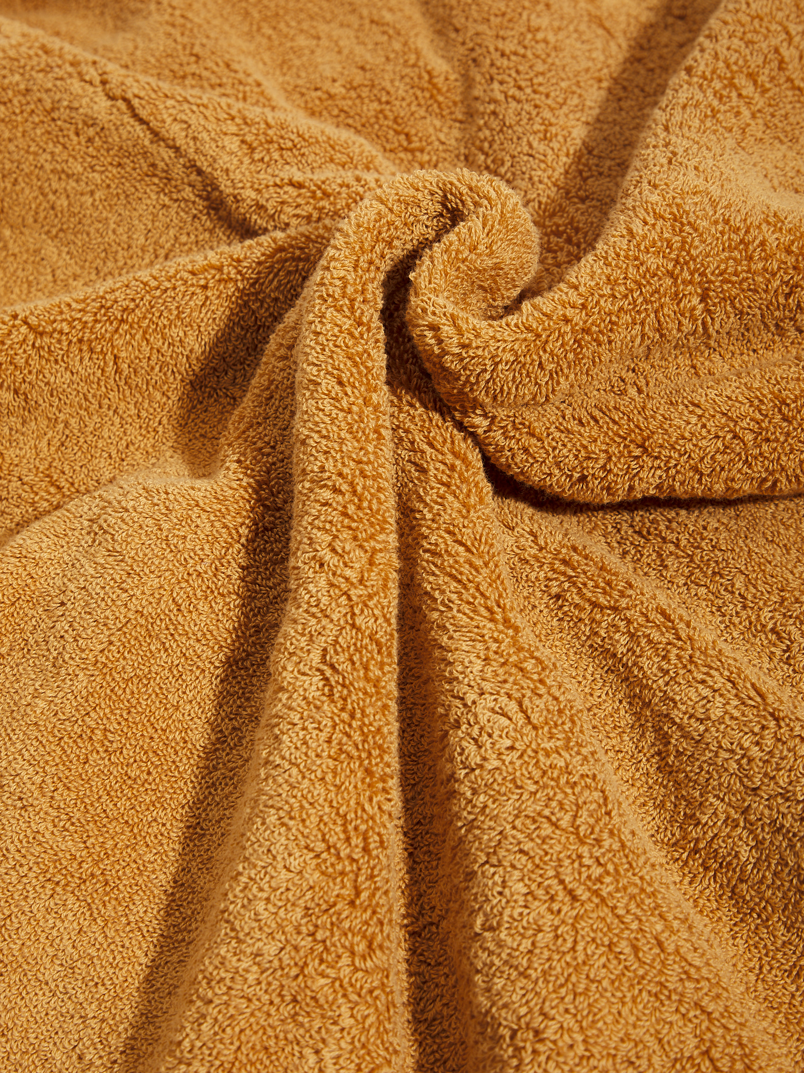 Махровое полотенце-покрывало 100x180 MAISON DAVID 4692357, горчичный