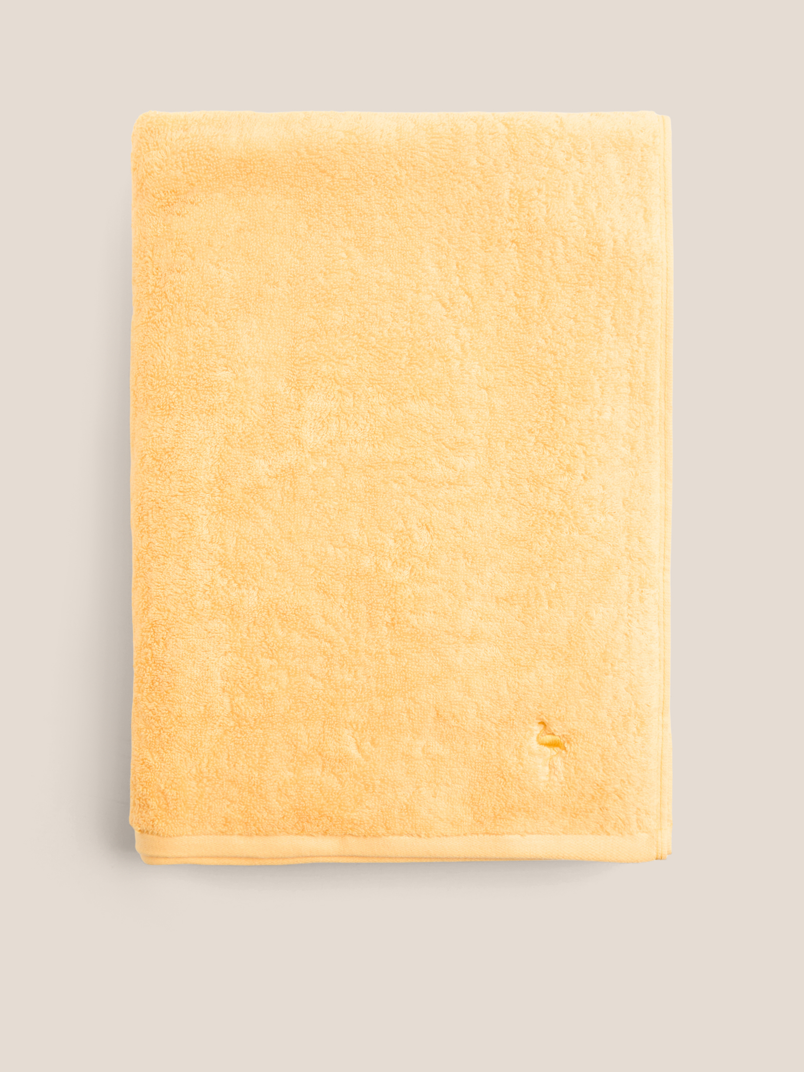 Махровое полотенце-покрывало 100x180 MAISON DAVID 4692368, лимонный