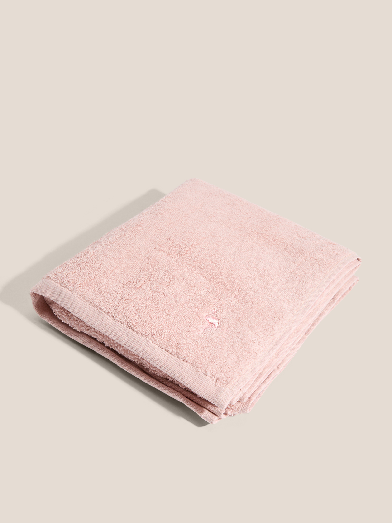 Махровое полотенце для лица и рук 50x100 MAISON DAVID 4691767, светло-розовый