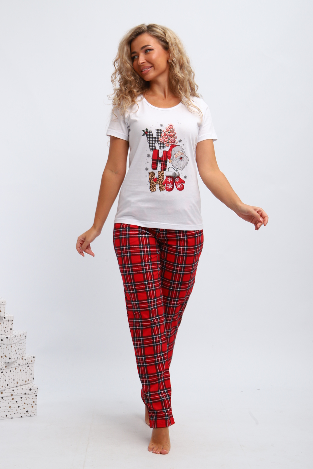 Пижама женская П154 новый год