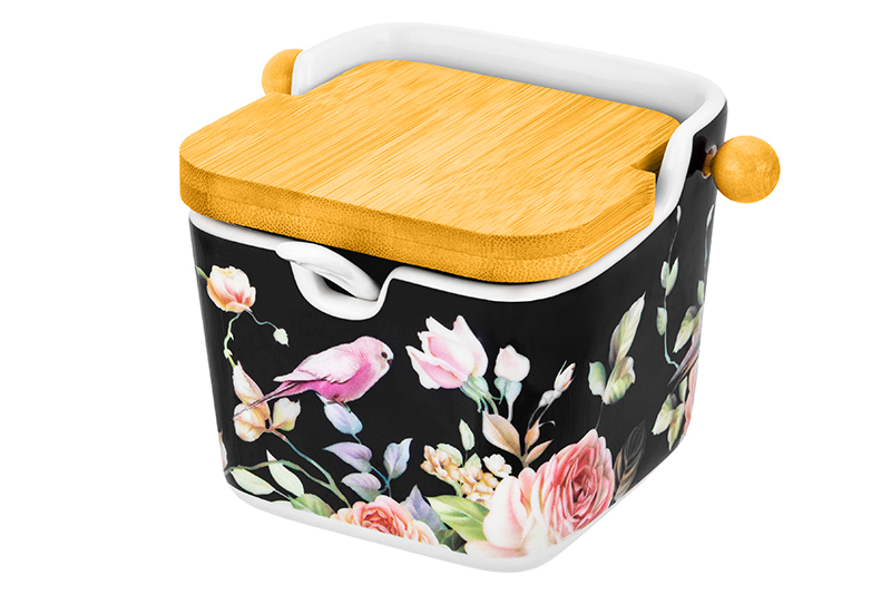 Банка д/сыпучих продуктов 250 мл 12*9,5*9 см