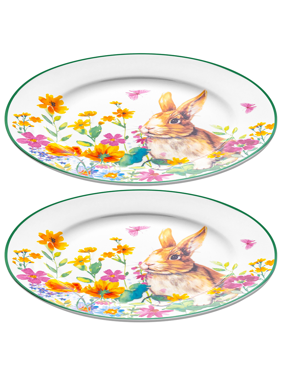 Набор 2 тарелок 19*19*1,5 см