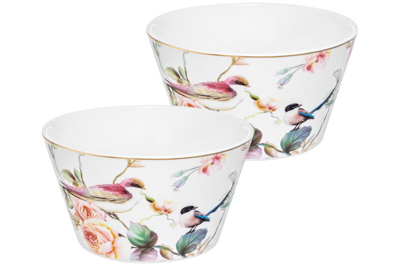 Набор 2 салатников 600 мл 13*13*7,5 см