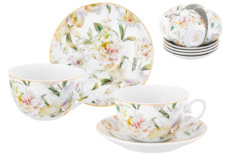 Чайный набор 12 пр. 250 мл 12,5*9,5*6 см