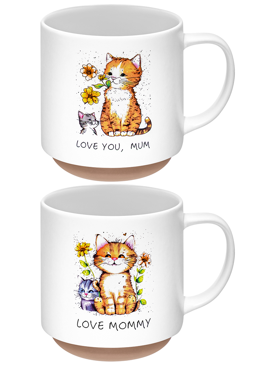 Набор кружек 2 пр. 430 мл 12*9*10 см