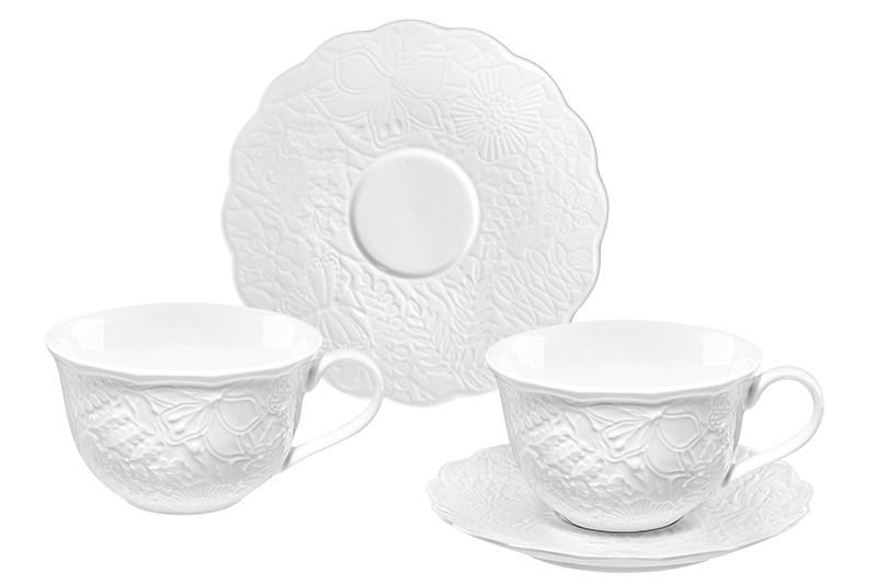 Набор 2 чайных пар 300 мл 13,5*11*7 см