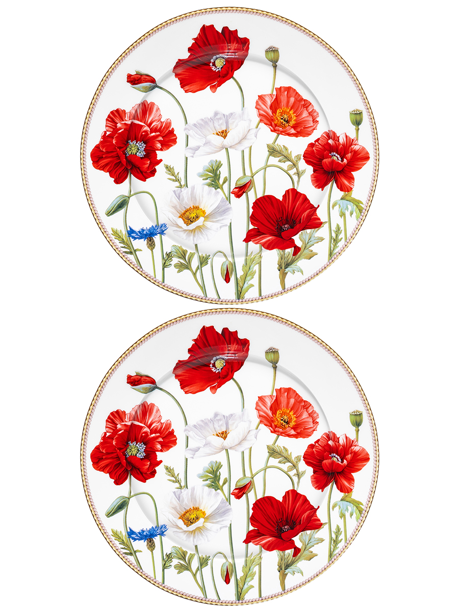 Набор тарелок для десертов 6 пр. 19*19*2 см