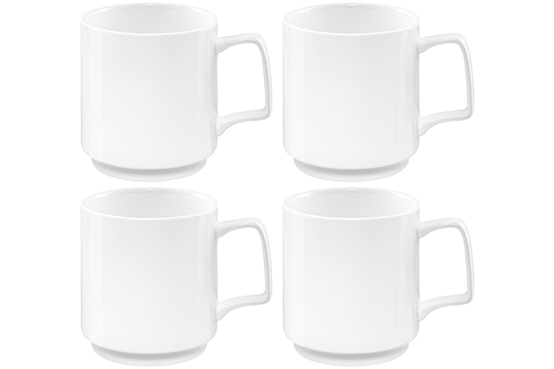 Набор 4 кружек 330 мл 11,5*8*9,5 см