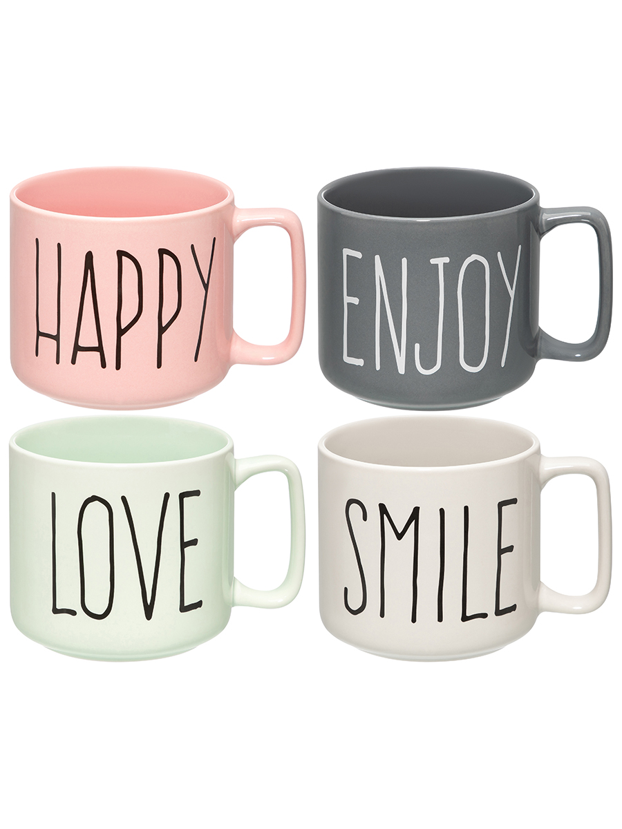 Набор кружек 4 пр. 335 мл 11,5*8,5*8 см