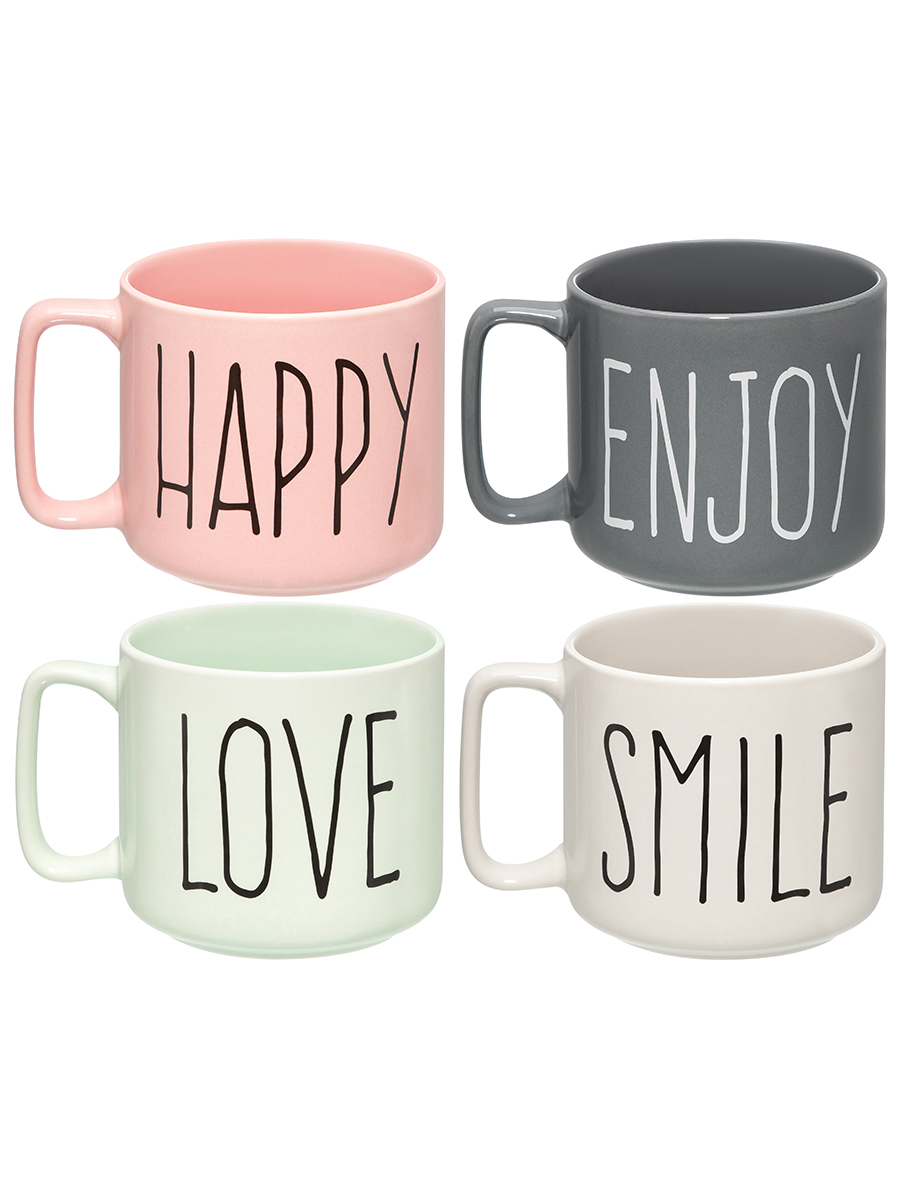 Набор кружек 4 пр. 335 мл 11,5*8,5*8 см