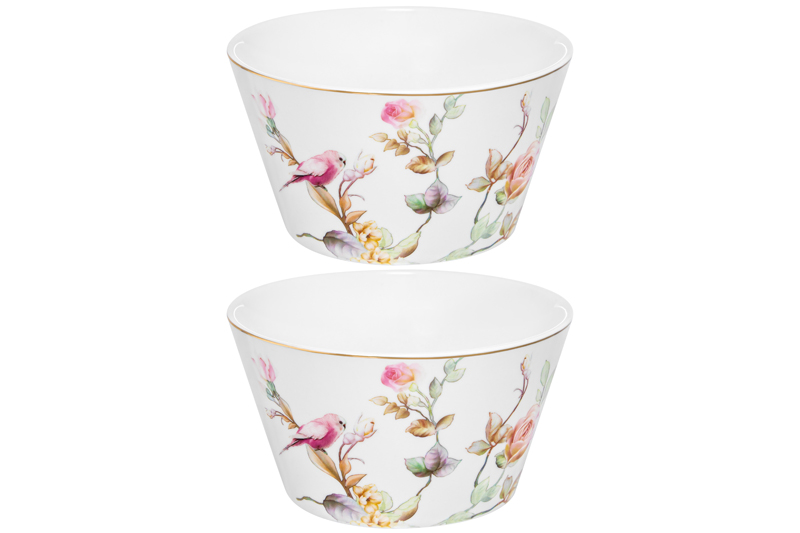 Набор 2 салатников 600 мл 13*13*7,5 см