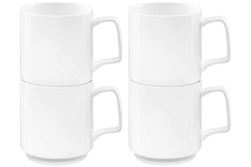 Набор 4 кружек 330 мл 11,5*8*9,5 см