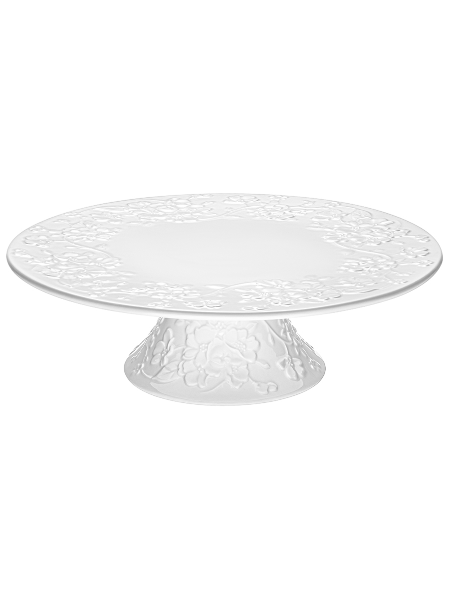 Блюдо для торта на ножке 25,5*25,5*8 см