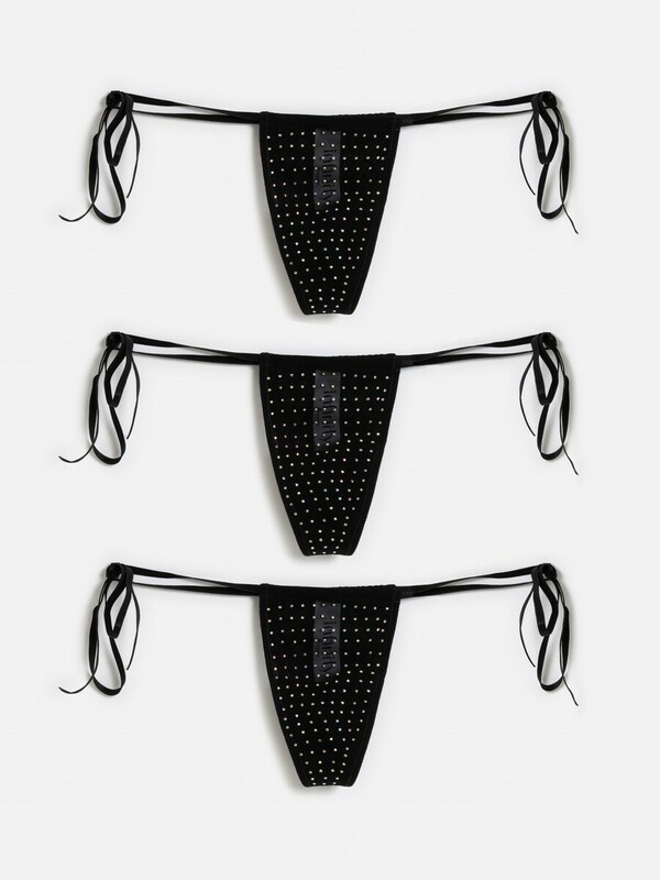 Трусы стринги-бразилиано жен.в наборе из 3шт. Shushu