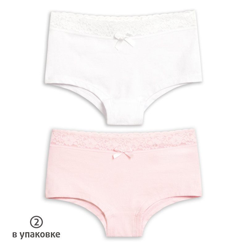 ст. цена285руб.! GUHB3001/2(2) трусы для девочек (2 шт в кор.)