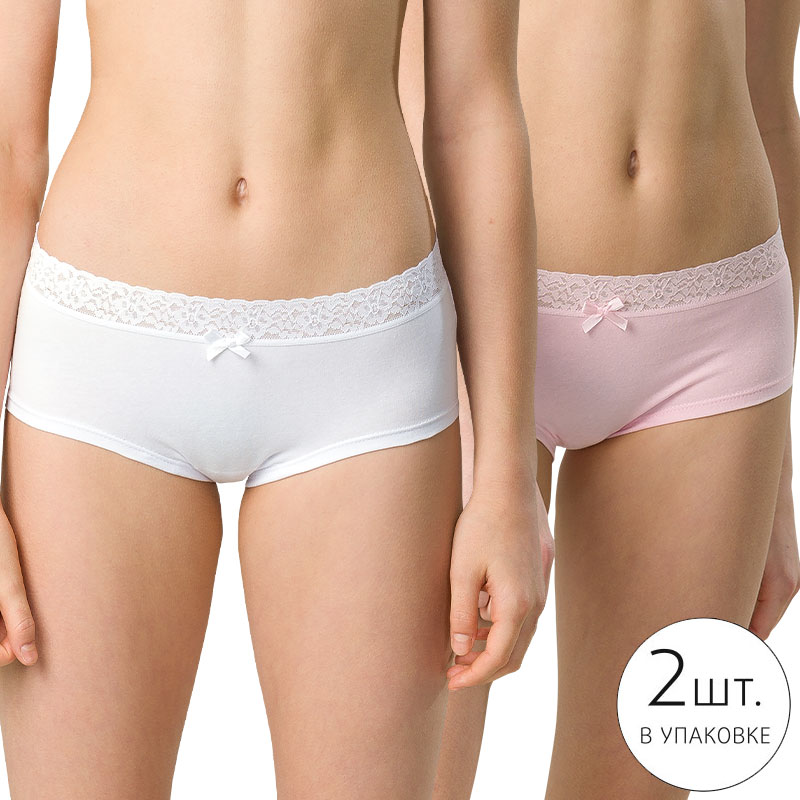 ст. цена329,6руб.! GUHB4001/2(2) трусы для девочек (2 шт в кор.)