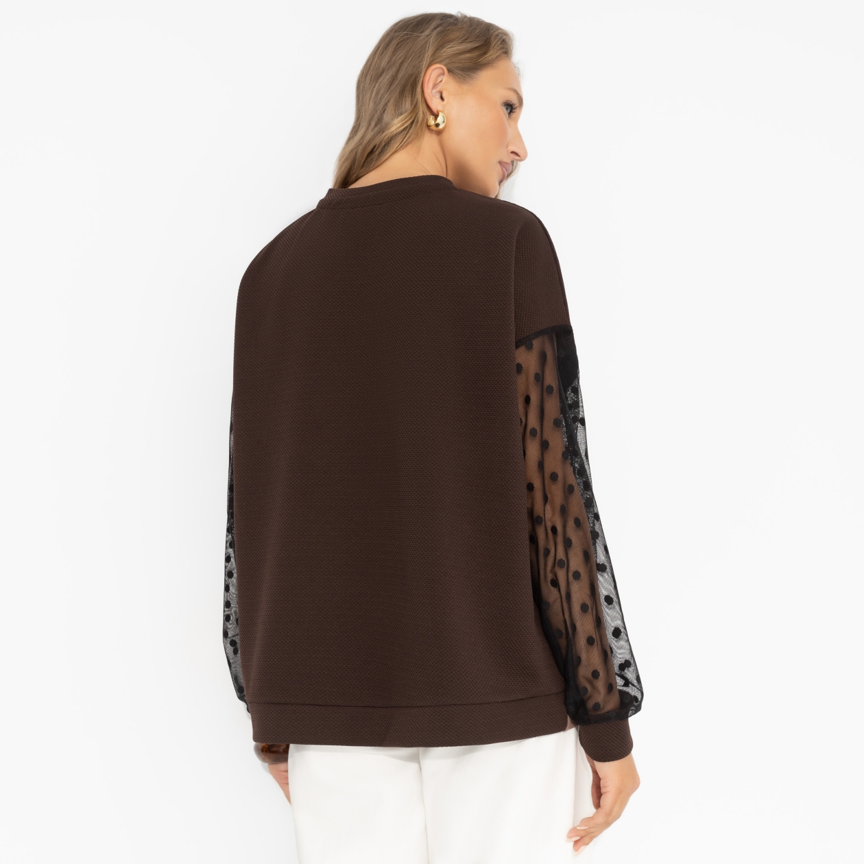 Свитшот с акцентными рукавами, Любимый образ (прелесть)