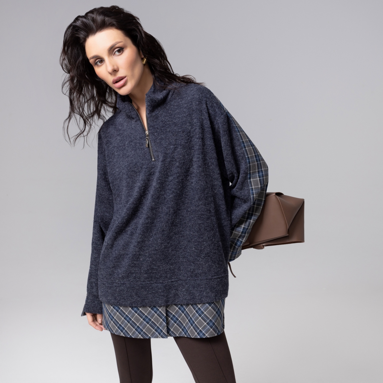 Свитшот утеплённый, Путешествие начинается (синяя туманность)