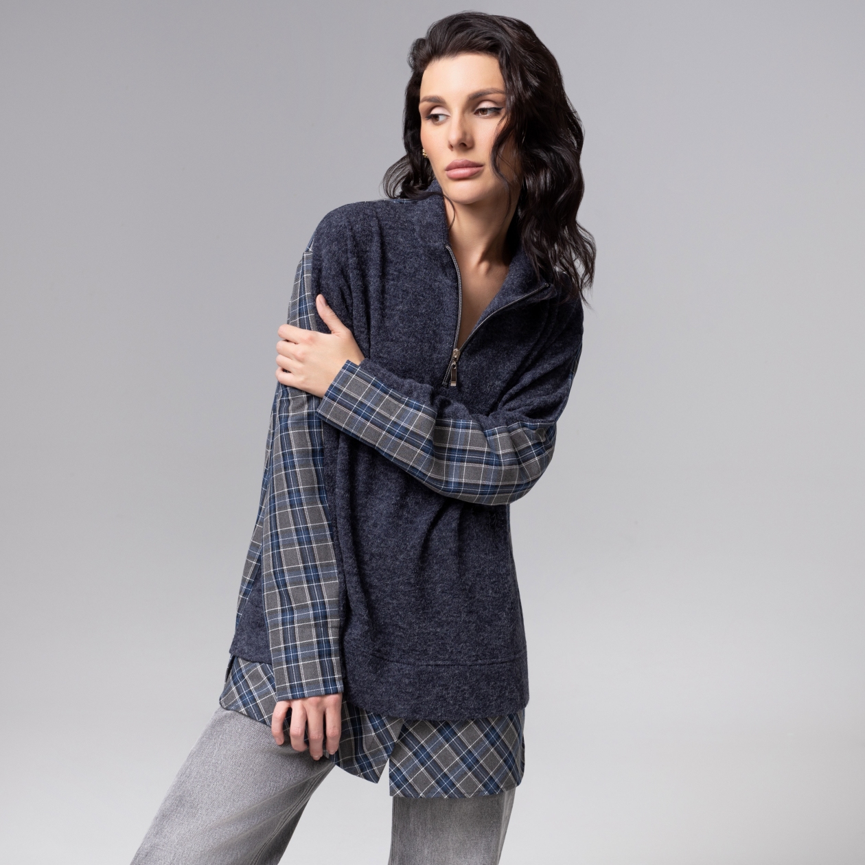 Свитшот утеплённый, Путешествие начинается (синяя туманность)