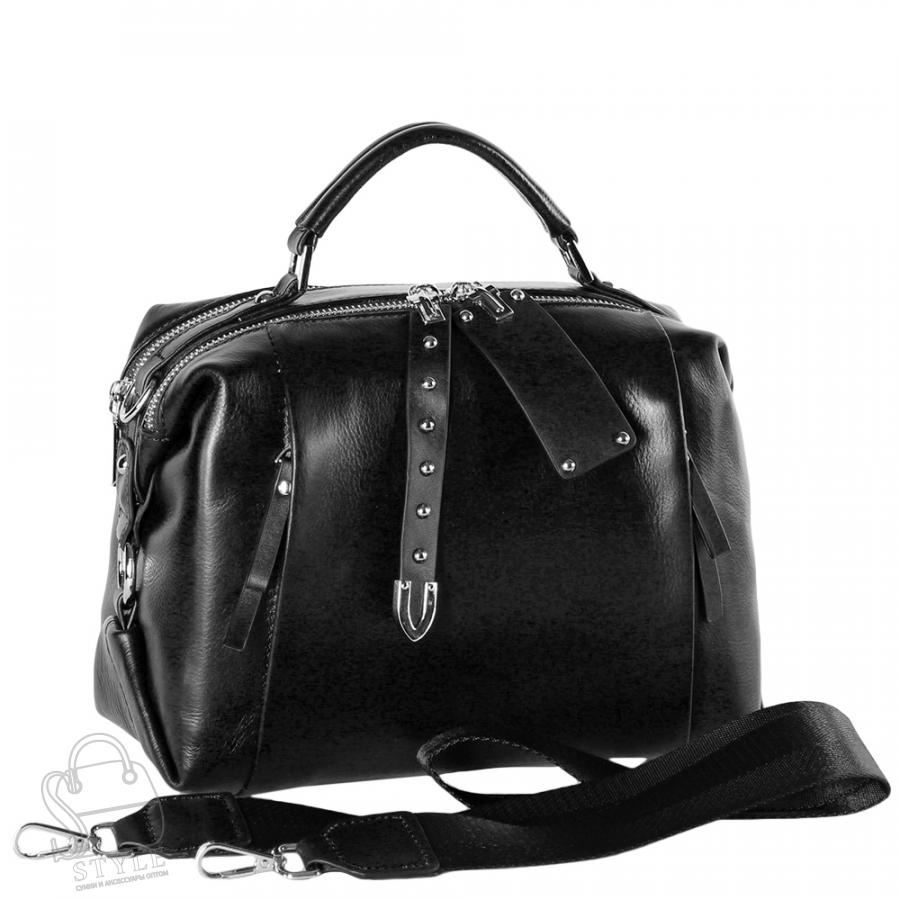 Сумка женская кожаная 8802S black S-Style/30