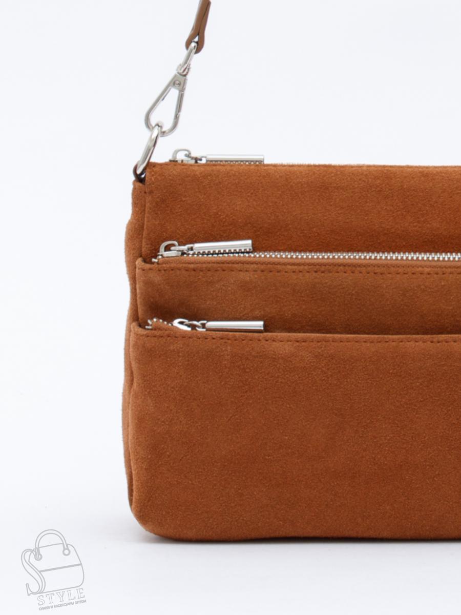 Сумка женская кожаная 8269PEF brown Polina&Eiterou в Новосибирске