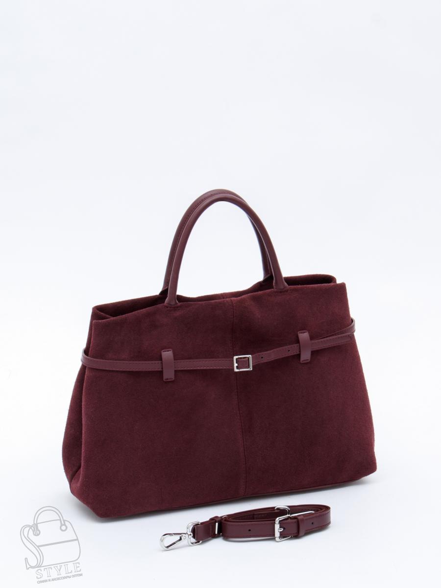 Сумка женская кожаная 990172NN wine red Natale Navetta