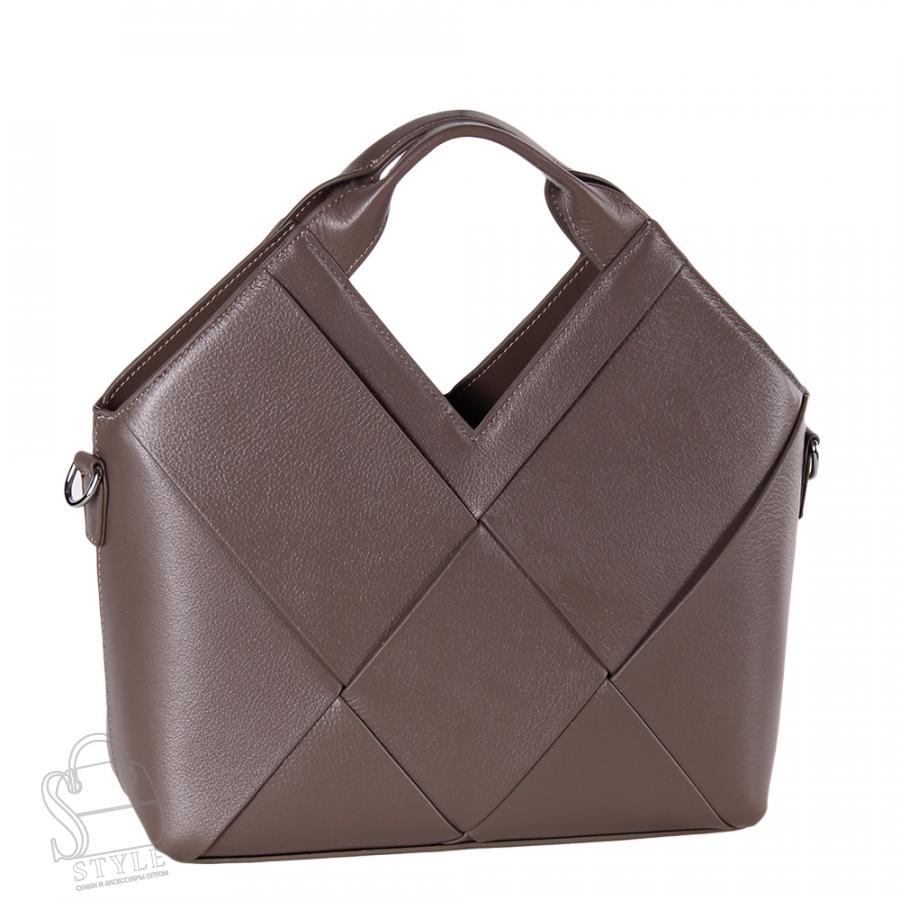 Сумка женская кожаная 6606VG gray Vitelli Grassi
