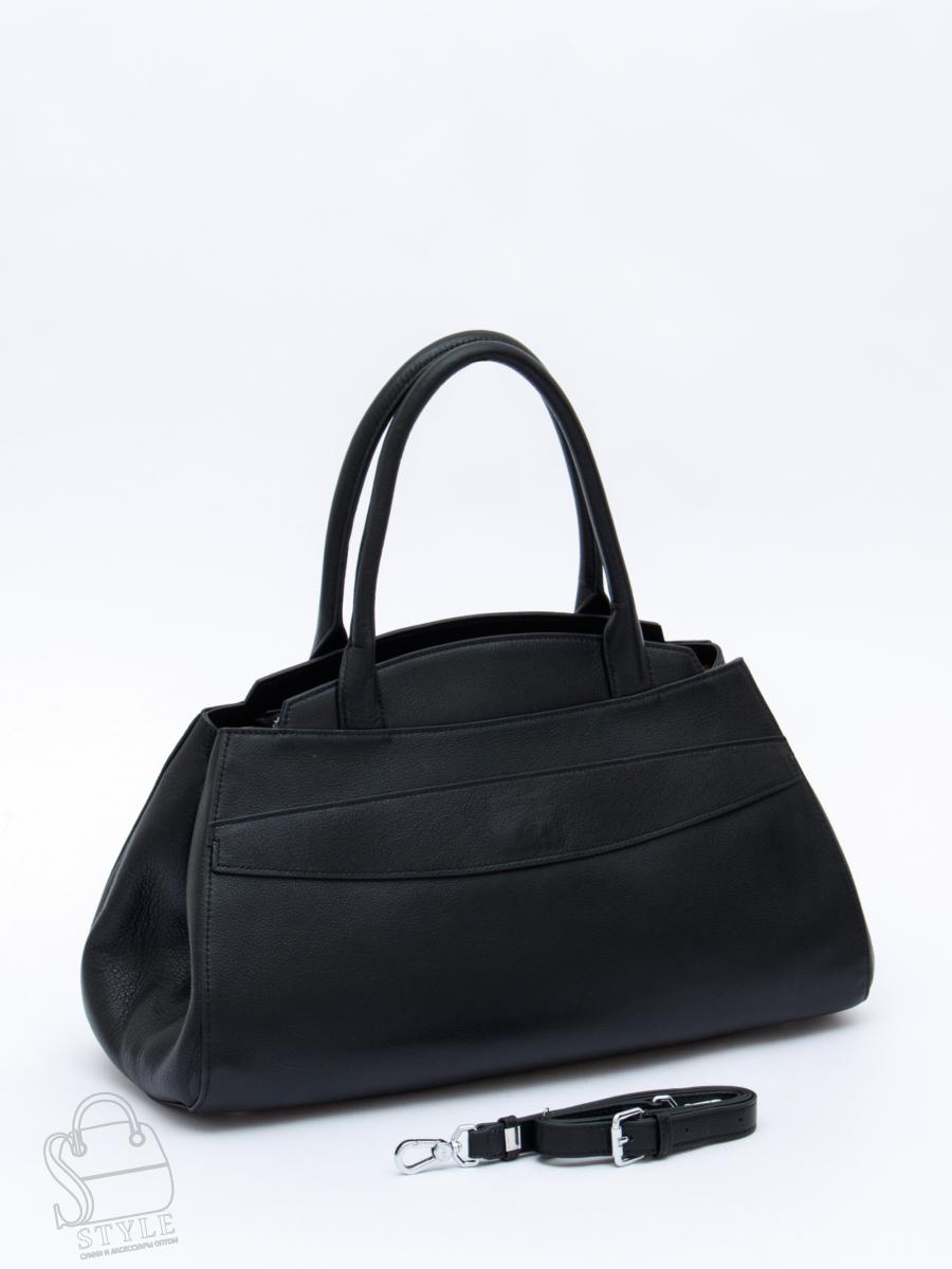 Сумка женская кожаная 3380-2QP black Polina&Eiterou в Новосибирске
