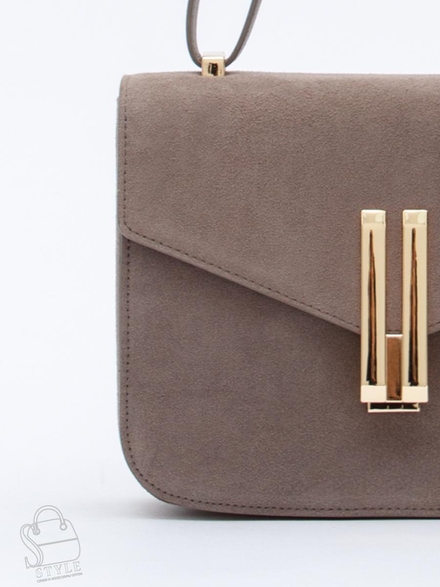 Сумка женская кожаная 1045MF apricot Polina&Eiterou в Новосибирске