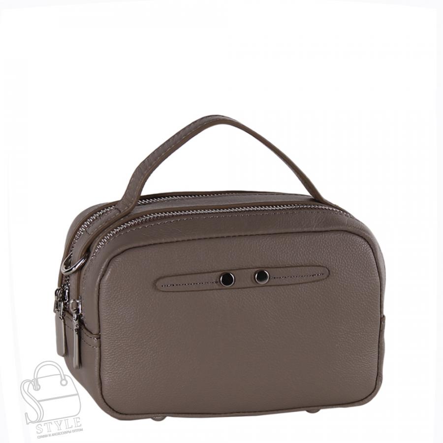 Сумка женская кожаная 91913VG khaki Vitelli Grassi