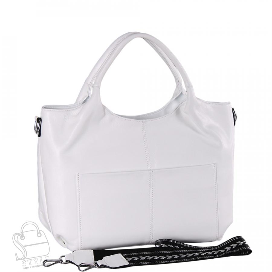 Сумка женская кожаная 7777VG white Vitelli Grassi