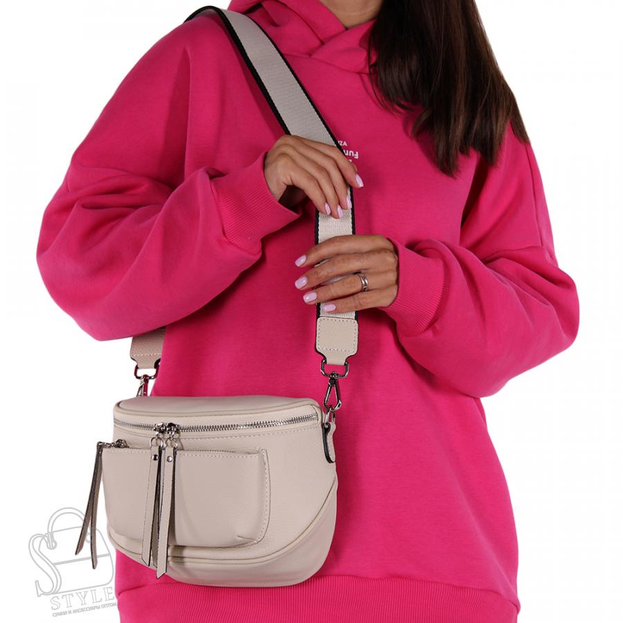 Сумка женская кожаная 99133VG white Vitelli Grassi в Новосибирске