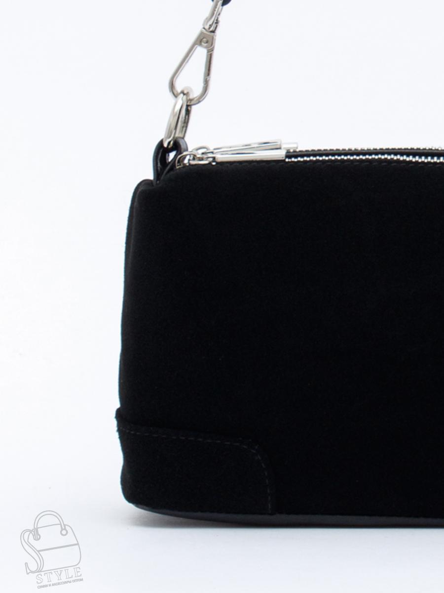 Сумка женская кожаная 5555PEF black Polina&Eiterou в Новосибирске