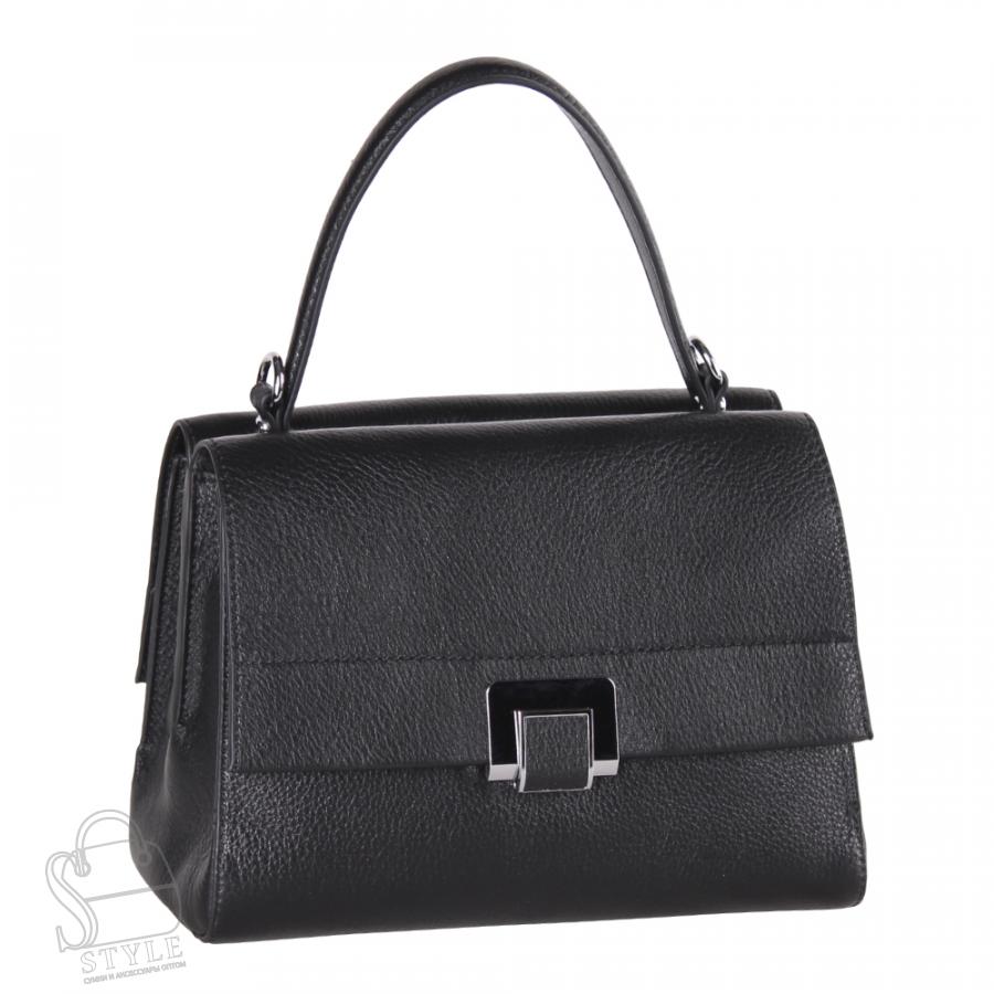 Сумка женская кожаная 2146-2Y black Polina&Eiterou
