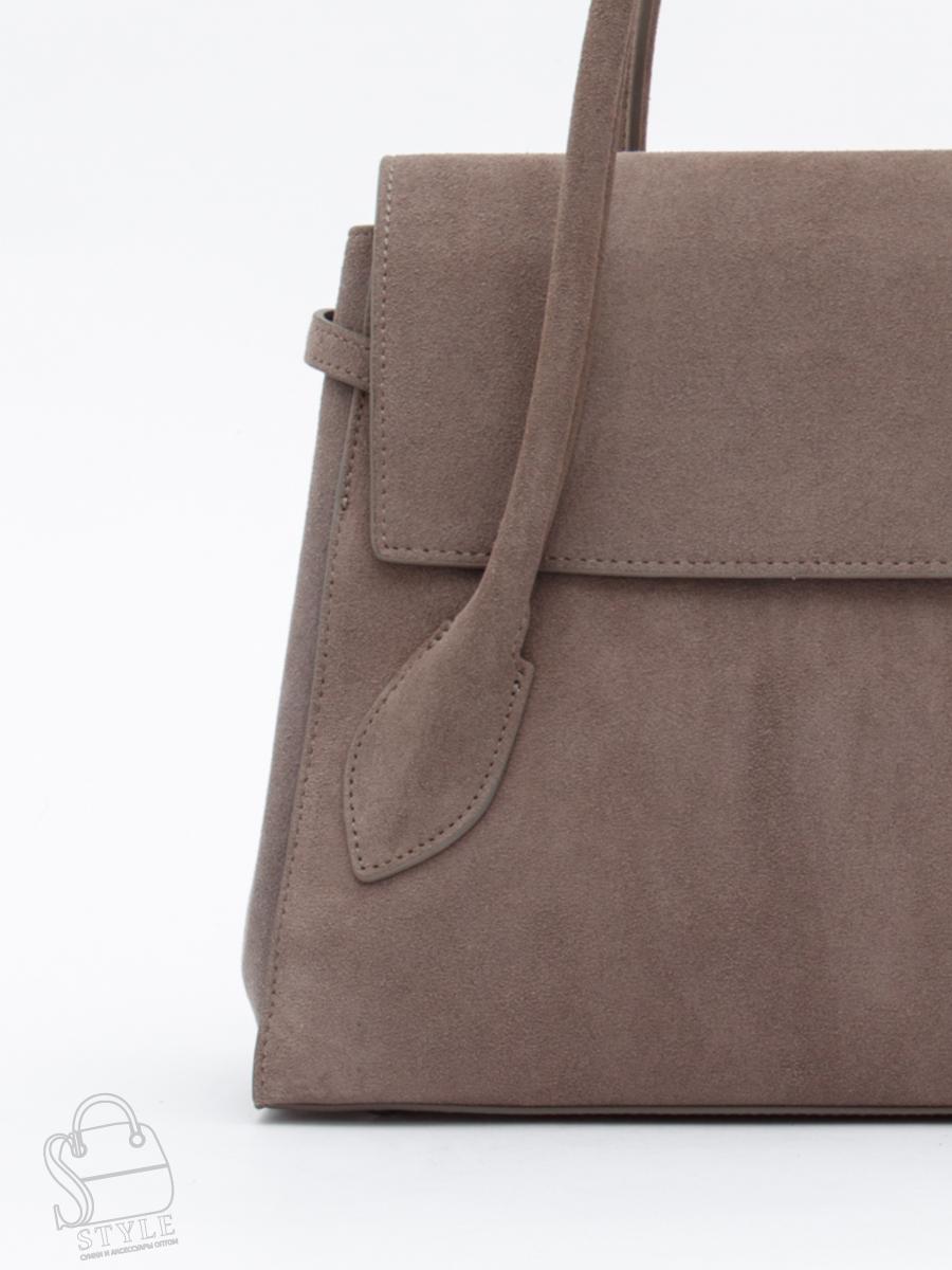 Сумка женская кожаная 2424YF apricot Polina&Eiterou