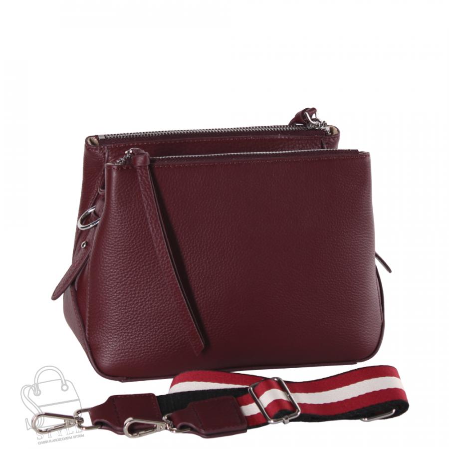 Сумка женская кожаная 79022NN wine purple Natale Navetta в Новосибирске