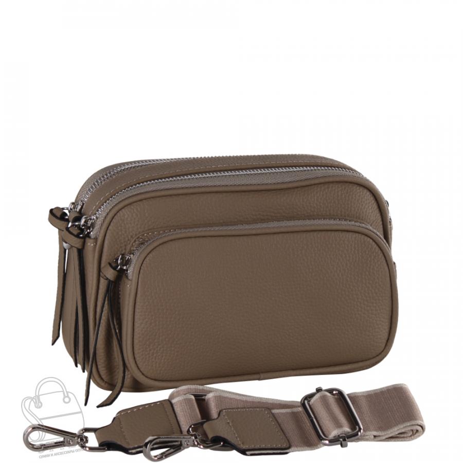 Сумка женская кожаная 99137VG apricot Vitelli Grassi