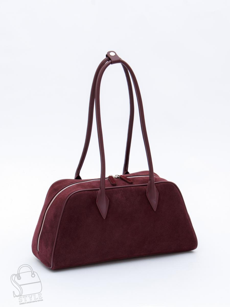 Сумка женская кожаная 990180NN wine red Natale Navetta