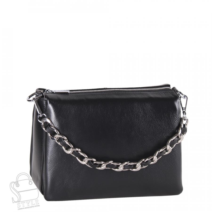 Сумка женская кожаная 3680VG black Vitelli Grassi