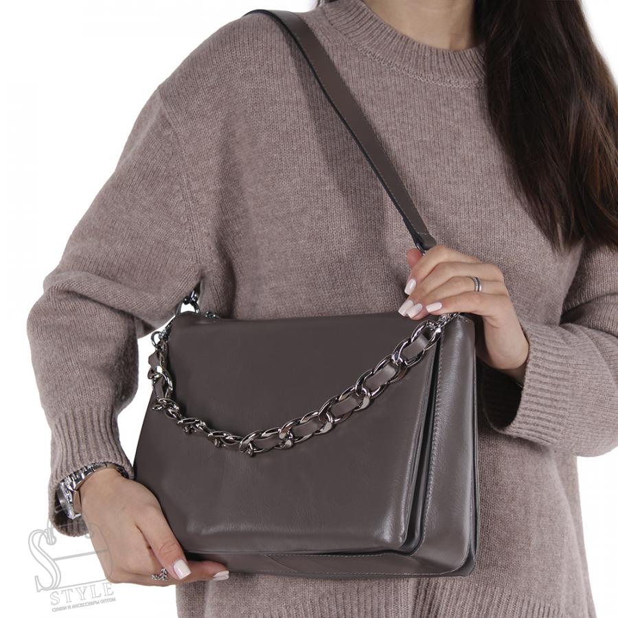 Сумка женская кожаная 3680VG khaki Vitelli Grassi