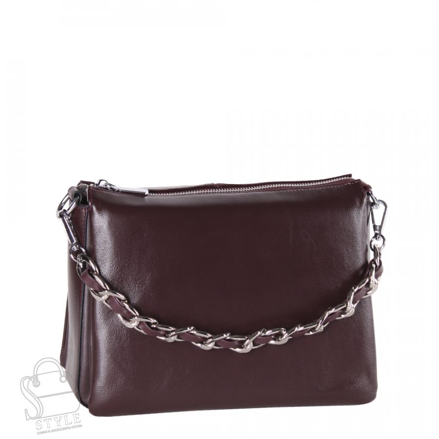 Сумка женская кожаная 3680VG d.red Vitelli Grassi