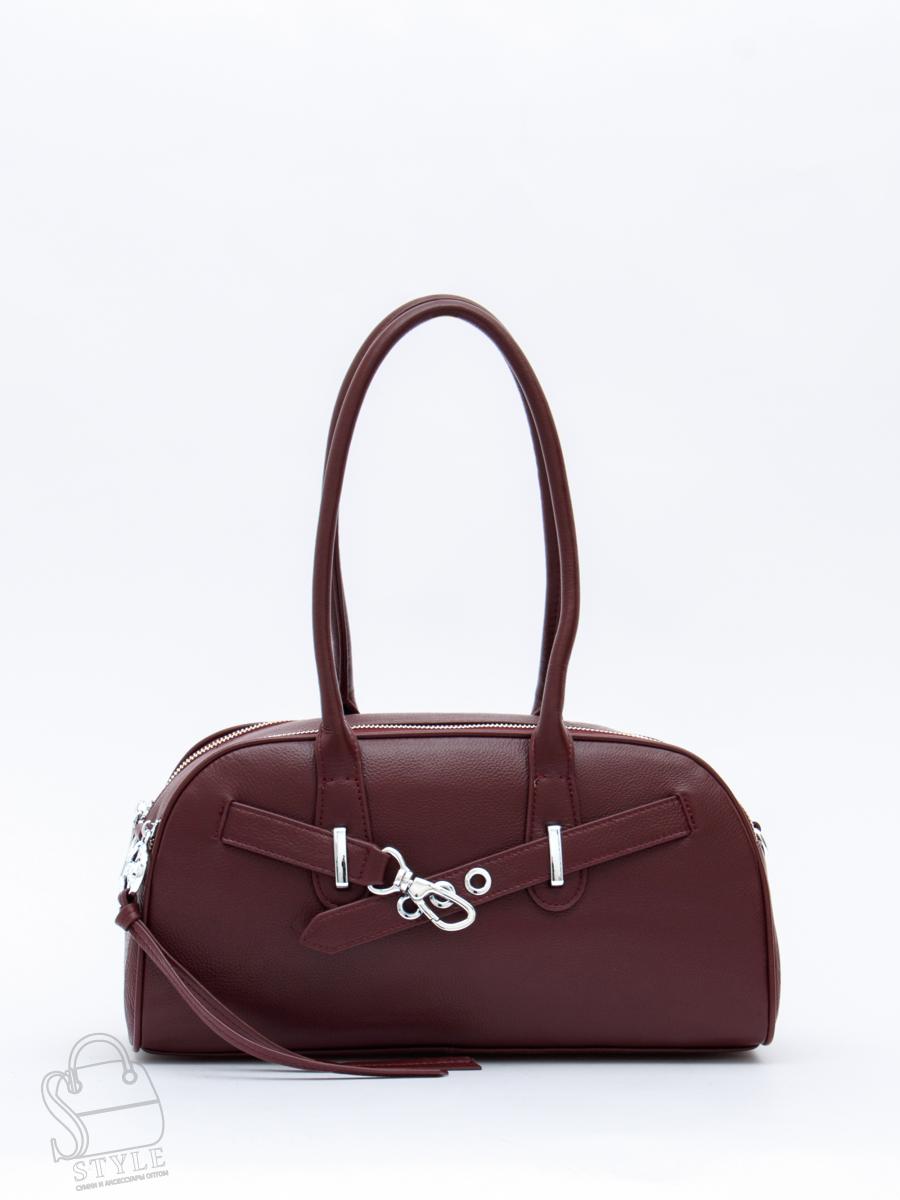 Сумка женская кожаная 9198SP wine red Velina Fabbaino-Safenta в Новосибирске