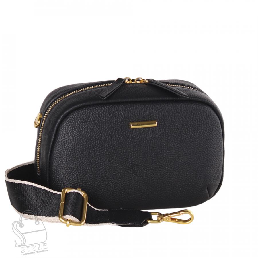 Сумка женская кожаная 8716NN black Natale Navetta