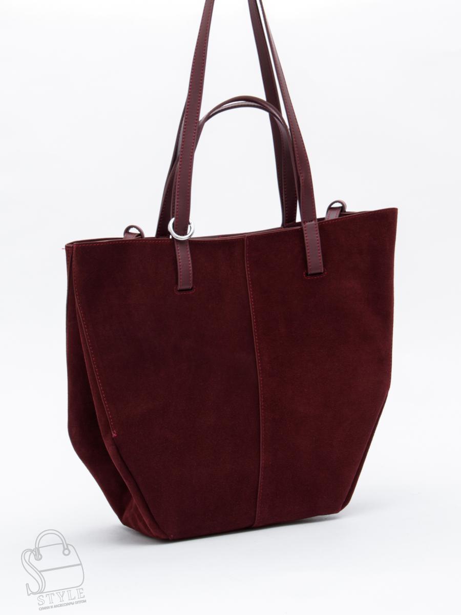 Сумка женская кожаная 2403YF angola red Polina&Eiterou