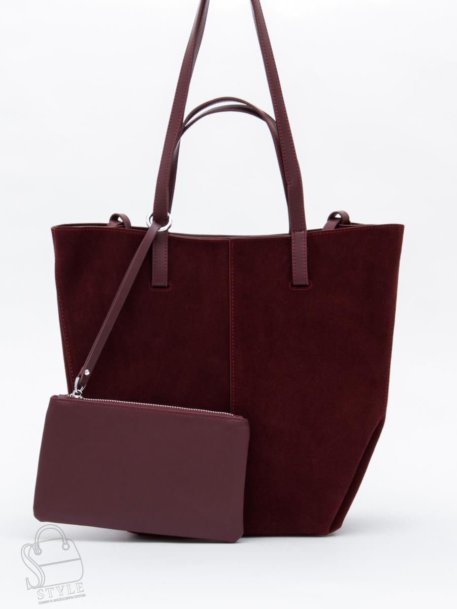 Сумка женская кожаная 2403YF angola red Polina&Eiterou