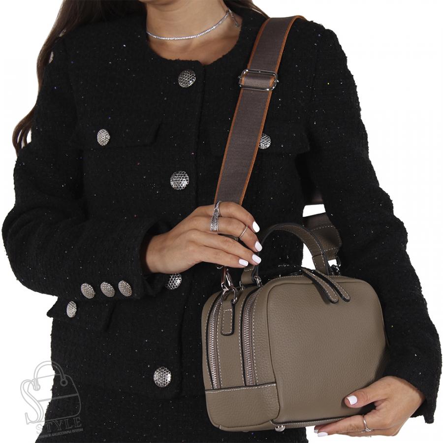 Сумка женская кожаная 99123NN elefant gray Natale Navetta в Новосибирске