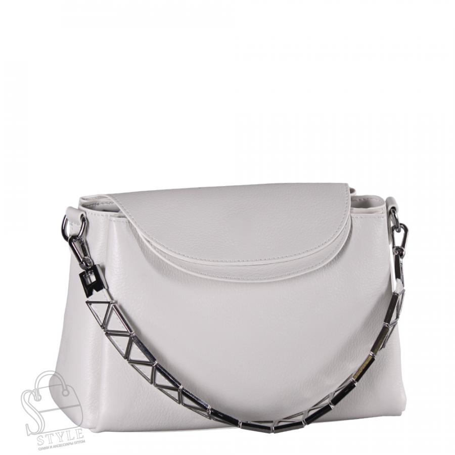 Сумка женская кожаная 2074-1Y p.white Polina&Eiterou