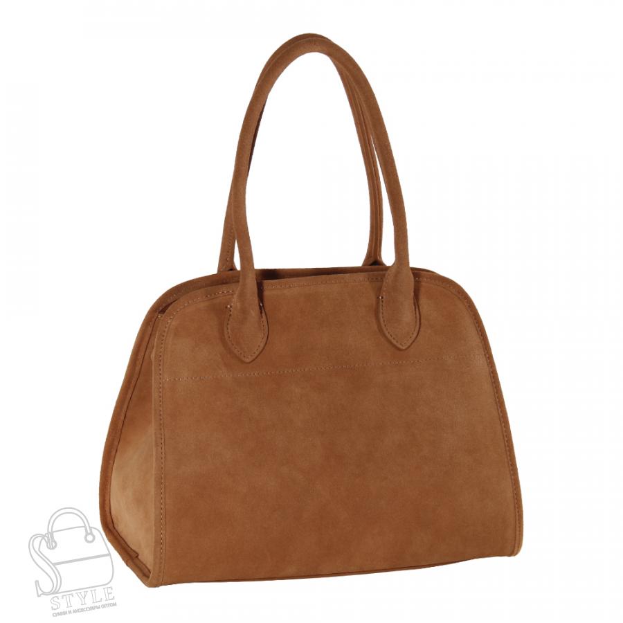 Сумка женская кожаная 1336THAA y.brown Polina&Eiterou в Новосибирске